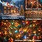 2PK 240LED Solar Christmas String Lights Outdoor – Waterproof Solar Fairy Lights with 8 Modes for Xmas Tree, Garden, Party, Patio & Holiday Decorations (Warm White)